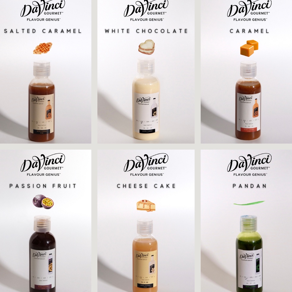 

[♘T9&] FLIPTOP - DaVinci All Varian Sauce Repack [75, 100, 125, 250] g [152]