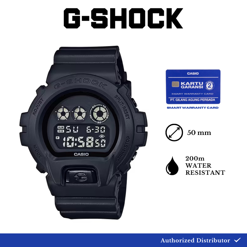 G-Shock Jam Tangan Original DW-6900BB-1DR