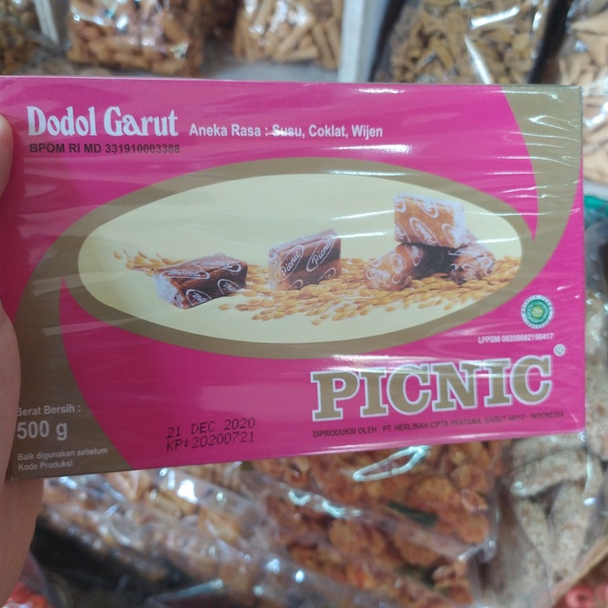 

[❀F58(] Dodol Picnic Asli Garut 500 Gr Flas Sale