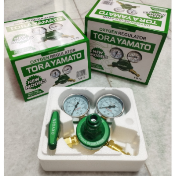 Regulator Las Oksigen TORA Yamato Tabung Gas Oxygen Welding ORIGINAL
