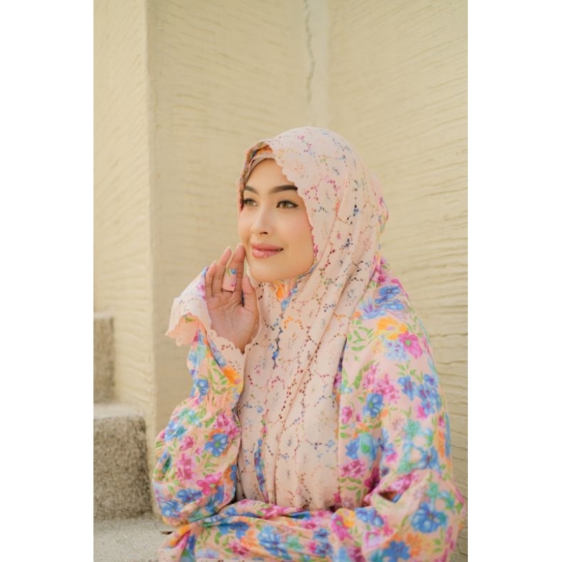 Mukena Dewasa Dinda Flower, Packaging with Box