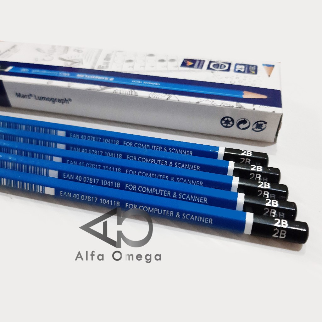 

Pensil 2B Staedtler Mars Lumograph Pensil Ujian Komputer
