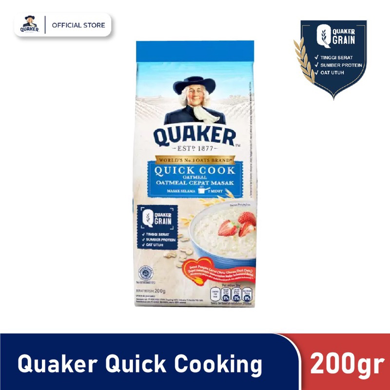 

Quaker Quick Cook Oatmeal 200gr