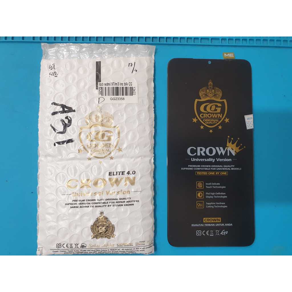 Lcd Xiaomi Redmi 9t / Poco M3 - Redmi 10 - 10c Black + Touchscreen Fullset