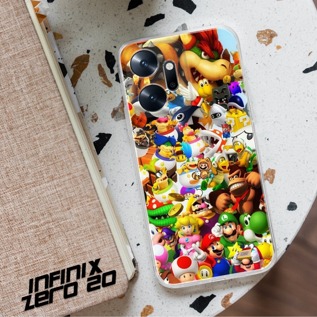 Case INFINIX ZERO 20 - Casing INFINIX ZERO 20 Terbaru 2023 MIRACLE CASE [ MOTIF 04 ] Silikon INFINIX