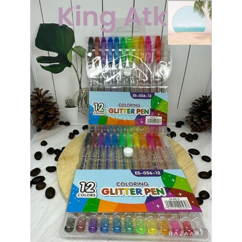 

Pulpen Glitter 12 colors ES_056_12