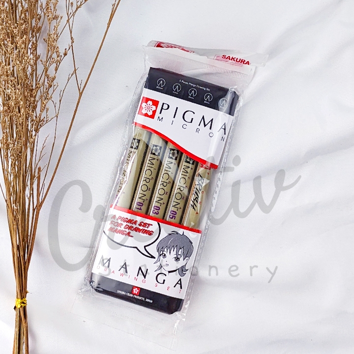 

Sakura Pigma Micron Set (Gambar Manga) Pena Kaligrafi