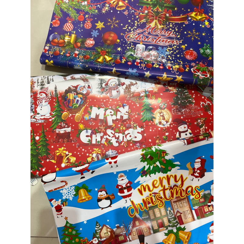 

kertas kado merry christmas / kertas kado packingan gift hadiah natal