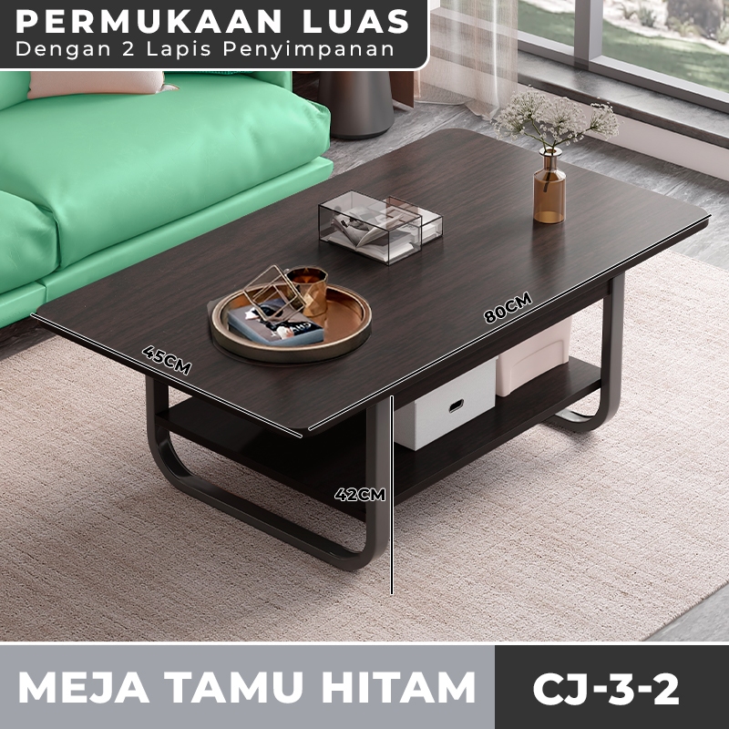 Meja Kopi Ruang Tamu Meja Kantor /  MejaTamu  Veneer Marmer Multifungsi Meja Samping Kayu