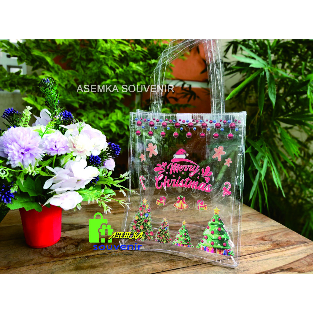 

TAS HAMPERS NATAL MIKA BENING UNTUK KADO CETAK UV ANTI LUNTUR UK 20X13X25 SIAP KIRIM