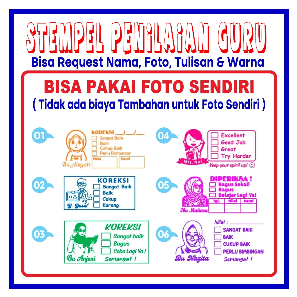 

Stempel Penilaian Guru @ 27x55