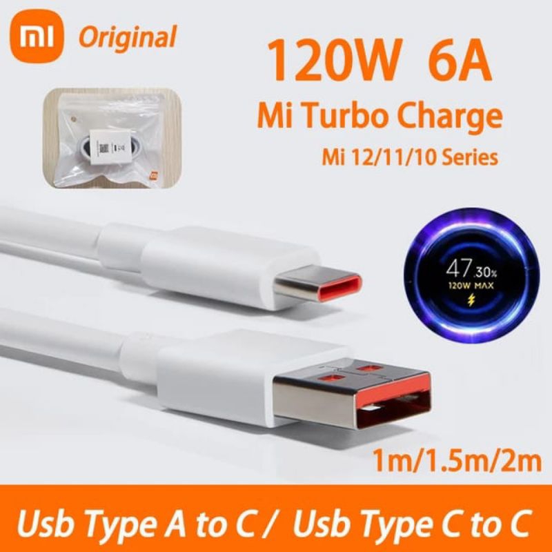 Kabel Data Xiaomi MI Redmi 10 Type C Turbo Charge