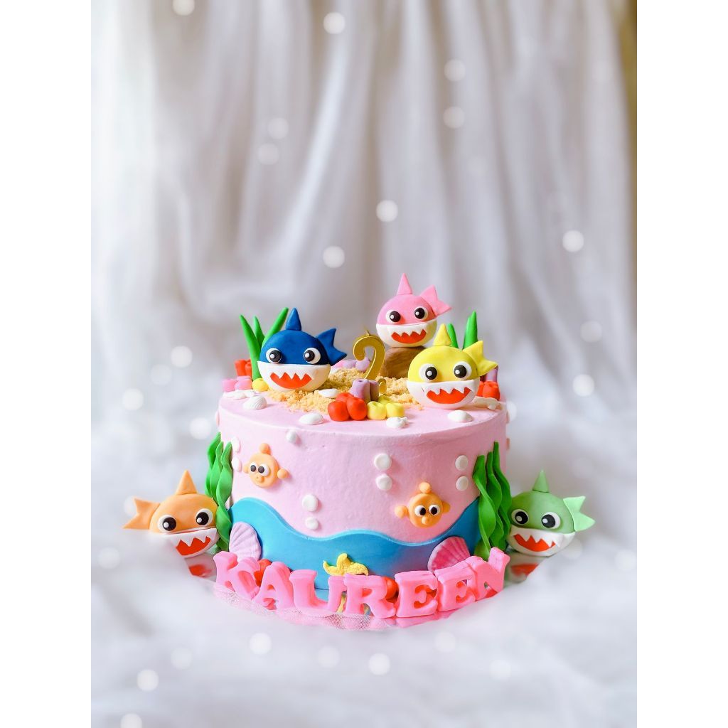 

BABY SHARK / KUE ULANG TAHUN - 16cm