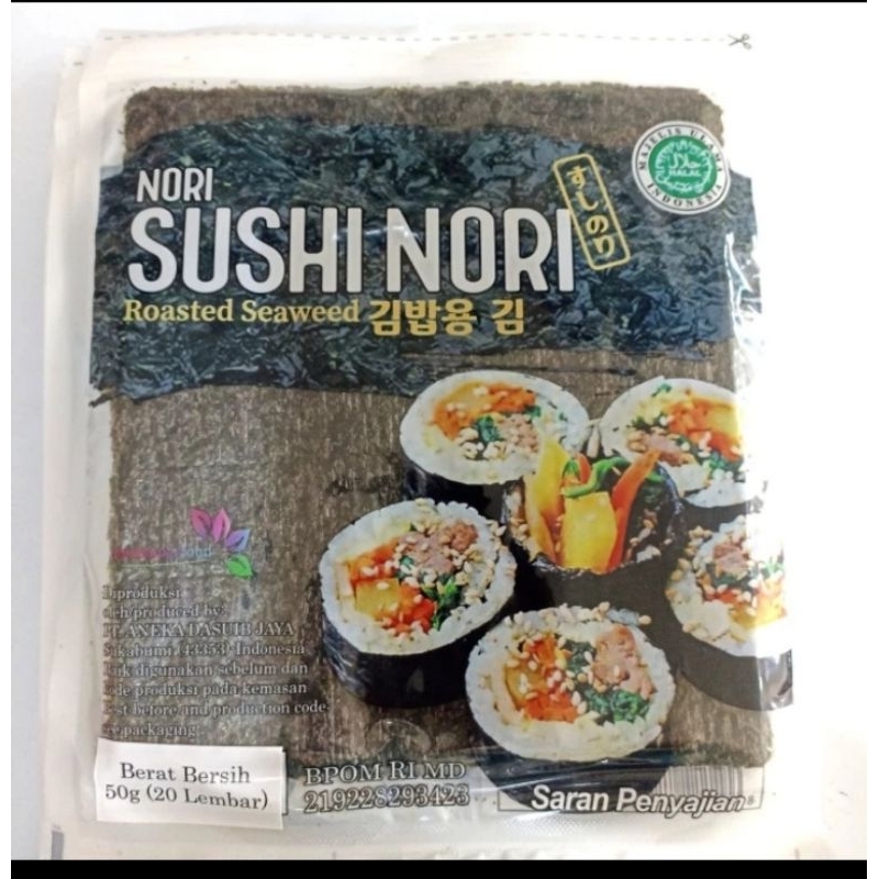 

sushi nori isi 20 lembar