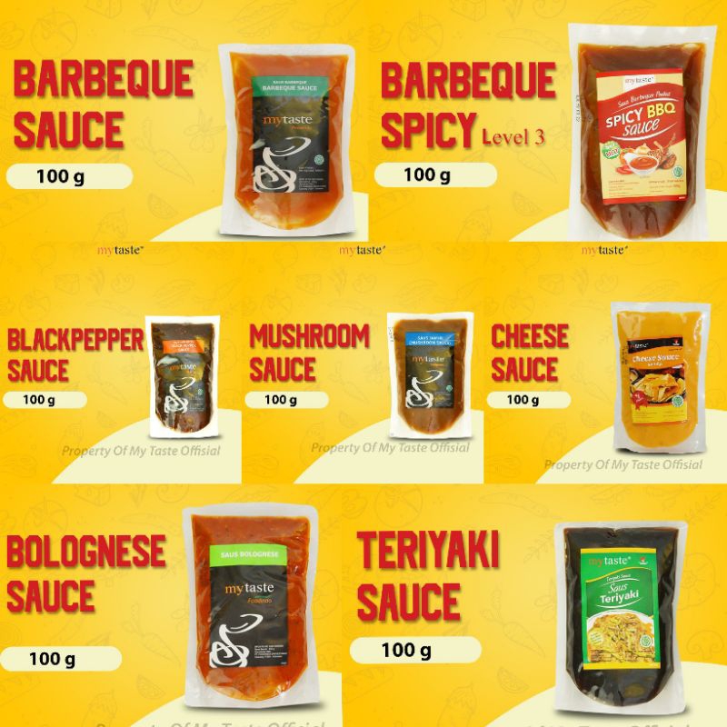 Saus Mytaste/Mytaste/Saus/Saus Mytaste 100gr
