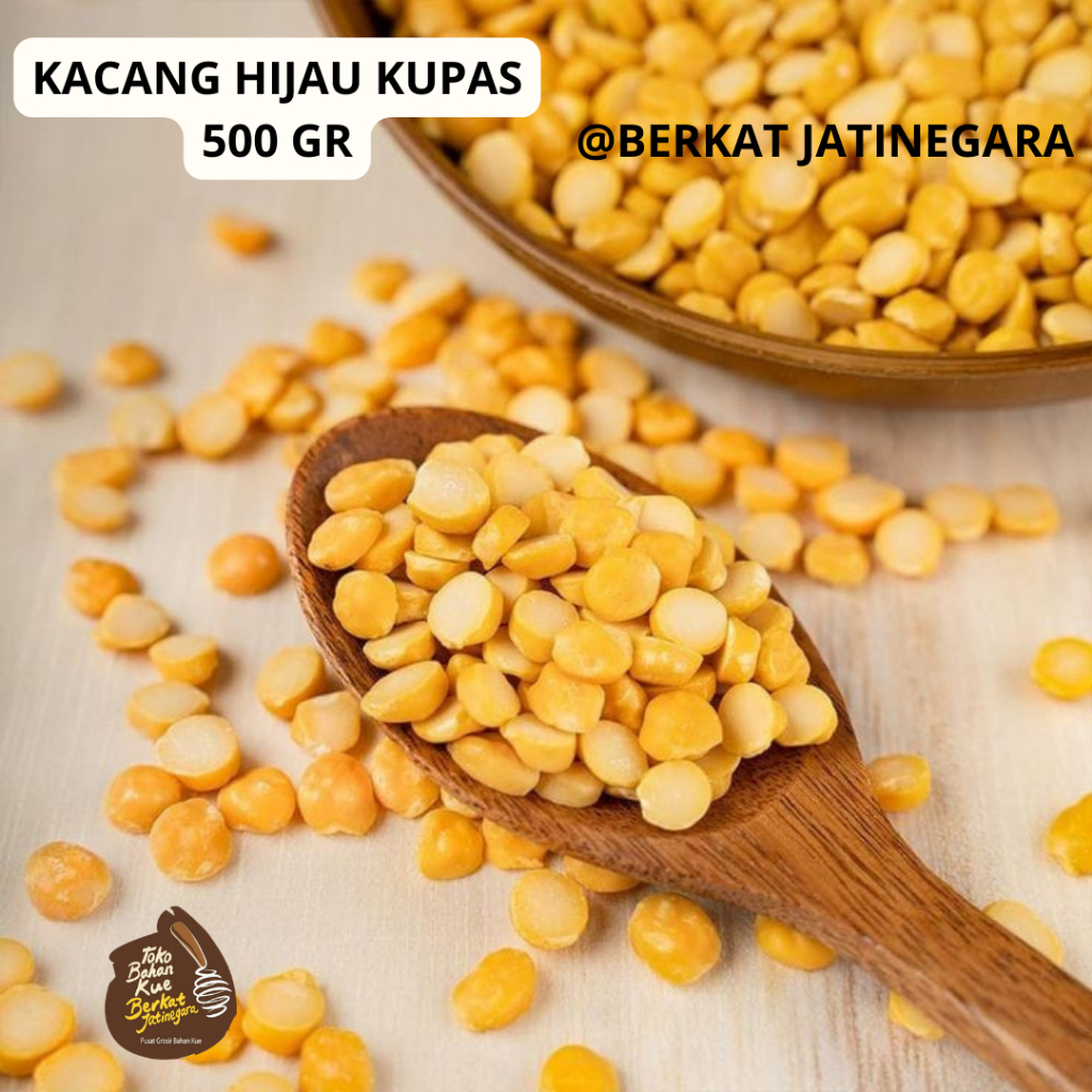 

KACANG HIJAU KUPAS KEMASAN 500 GR / KACANG HIJAU KUPAS / KACANG