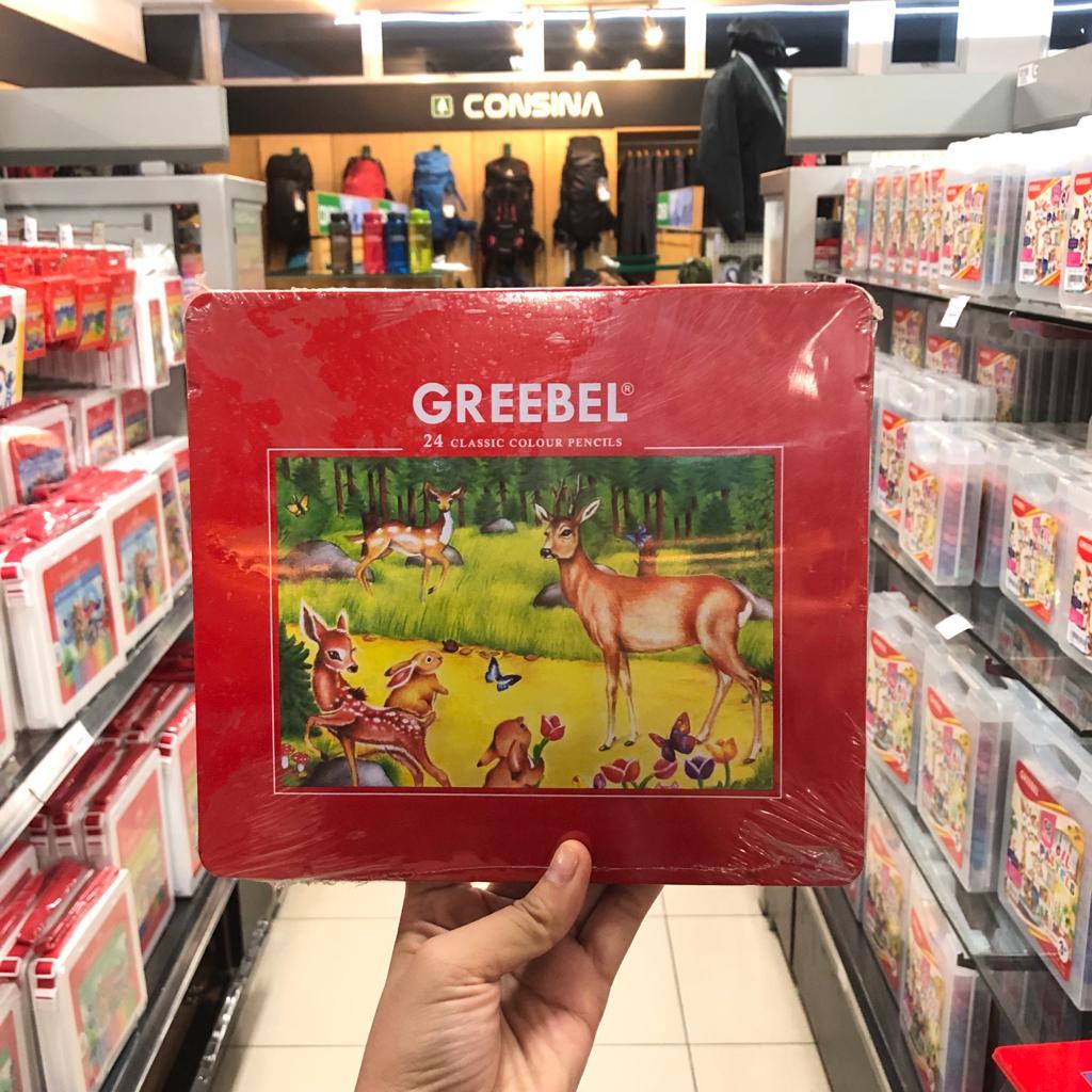 

Gramedia - Greebel Classic Colour Pencil with Tin Case (24 Warna)