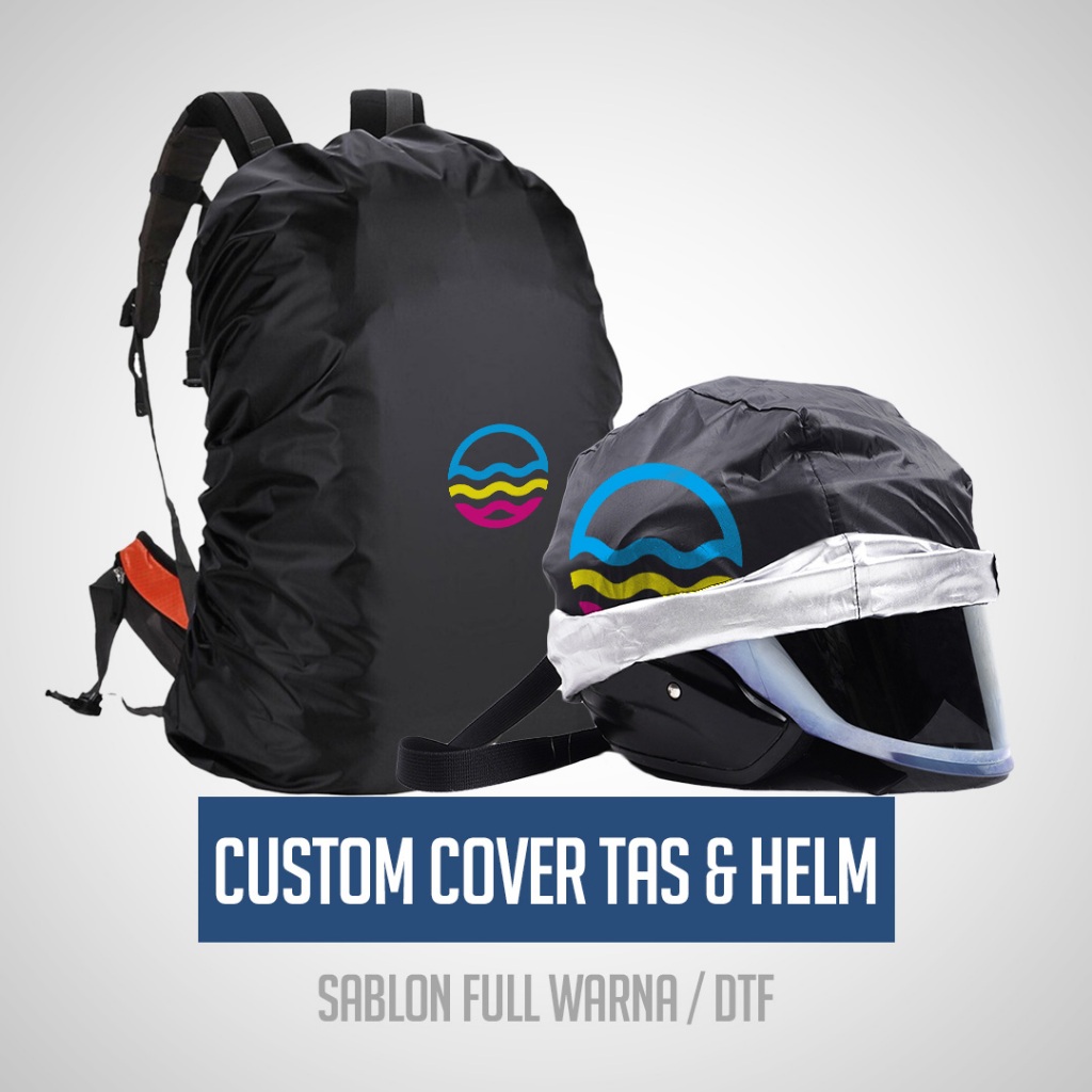 Ohio * Rain Cover Custom I Cover Bag I Cover Helm I Waterproof I Jas Hujan Tas I Pelindung Helm I Co