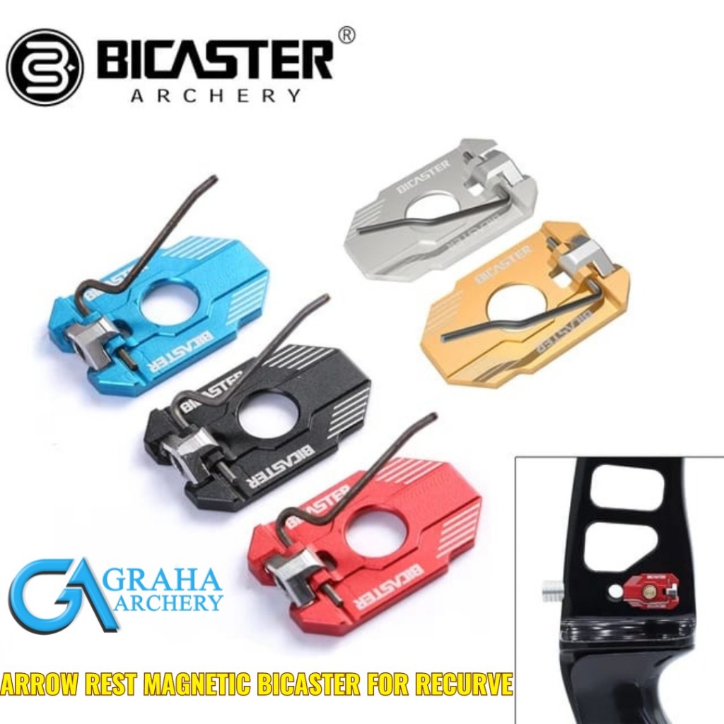 ARROW REST MAGNETIC BICASTER FOR RECURVE