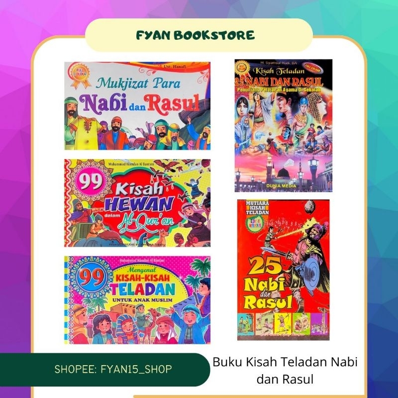 Fyan Book Store: Buku Kisah Teladan untuk Anak Muslim Penerbit Bintang Indonesia Jakarta, Buku Kisah