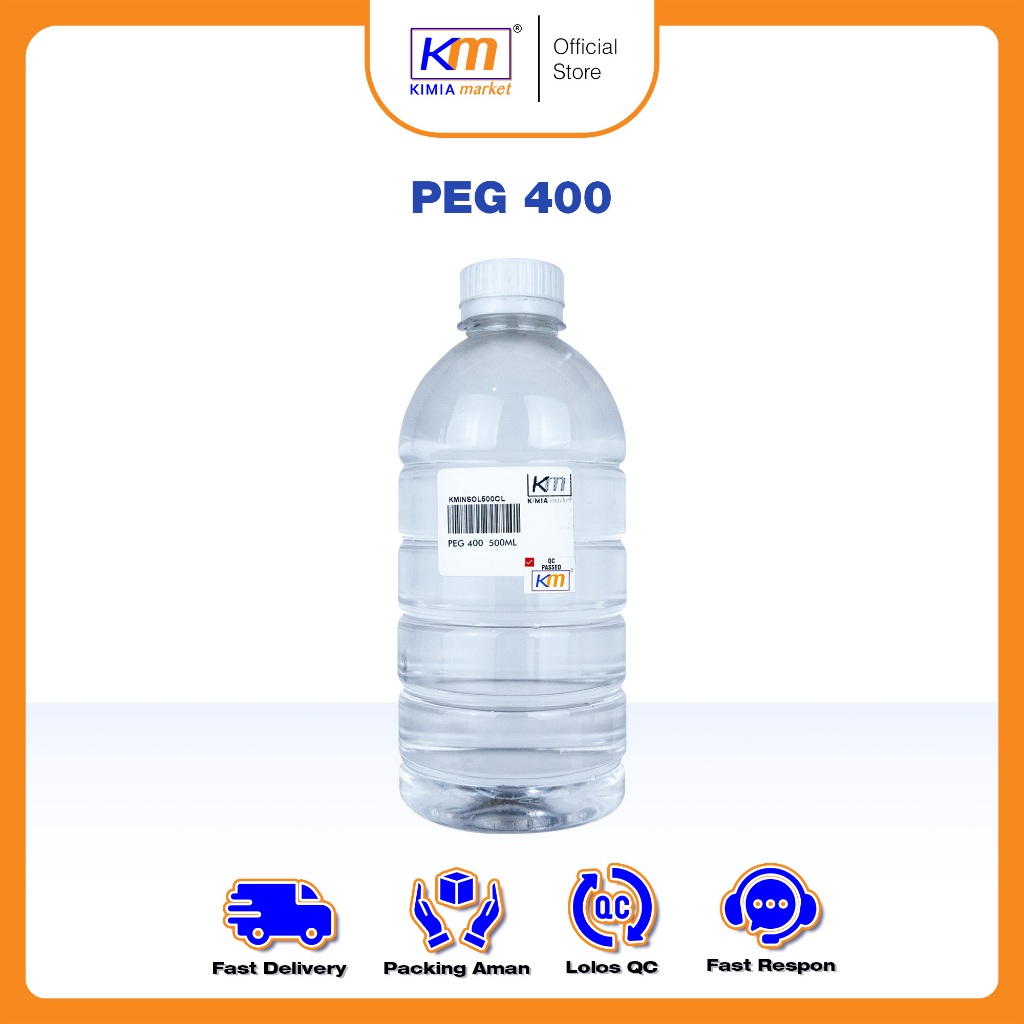 Premium PEG 400 / Polyethylene Glycol 400 / PEG 500gr / PEG Cair