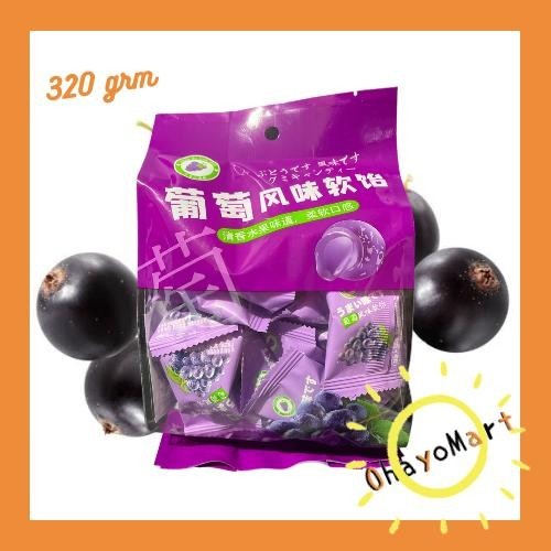 

Enjoy Permen jeli rasa anggur / grape jelly candy 320grm isi 40
