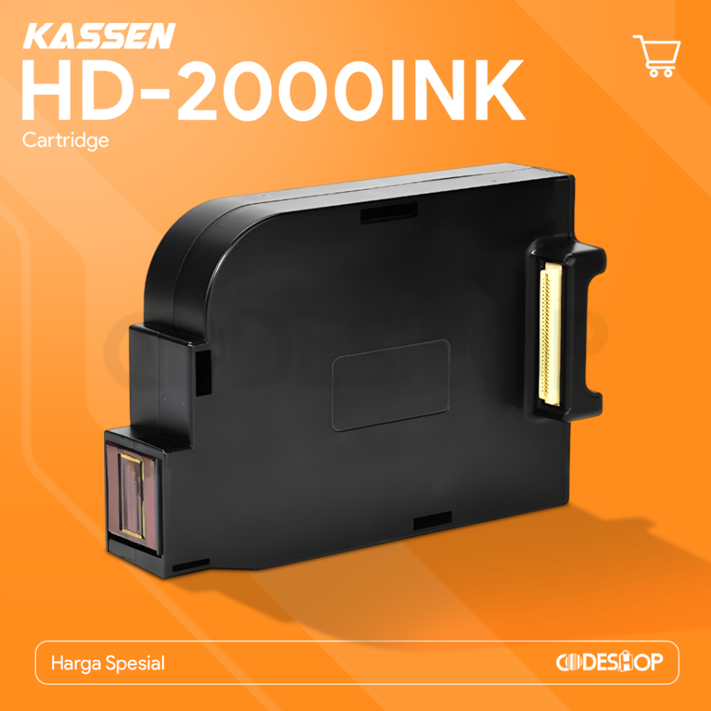 Catridge Tinta Kassen HD2000 HK2000 Pita Printer Hitam Ribbon Black