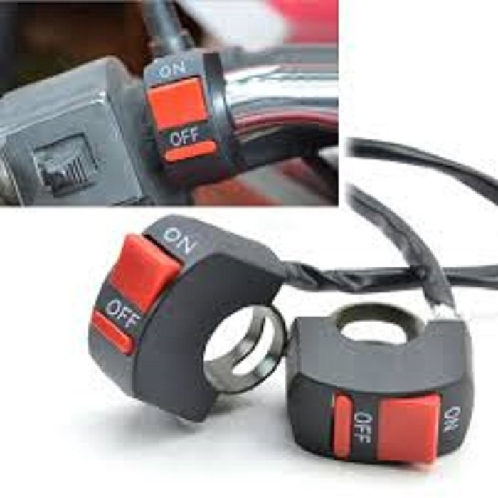 Saklar Stang On Off Motor Tombol Switch Led Lampu Sorot Tembak Universal 12v Saklar Hazard