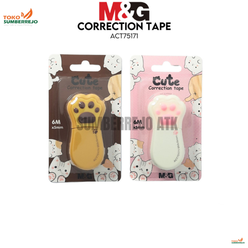 

M&G Correction Tape Tip Ex Kertas Pita Koreksi Panjang 6M ACT75171 / Tipe x Kering