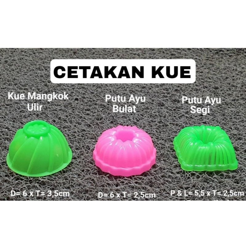 Cetakan Kue Putu Plastik Foodgrade 1 pack isi 4 Lusin / Cetakan Kue Talam / Cetakan Ager Mini