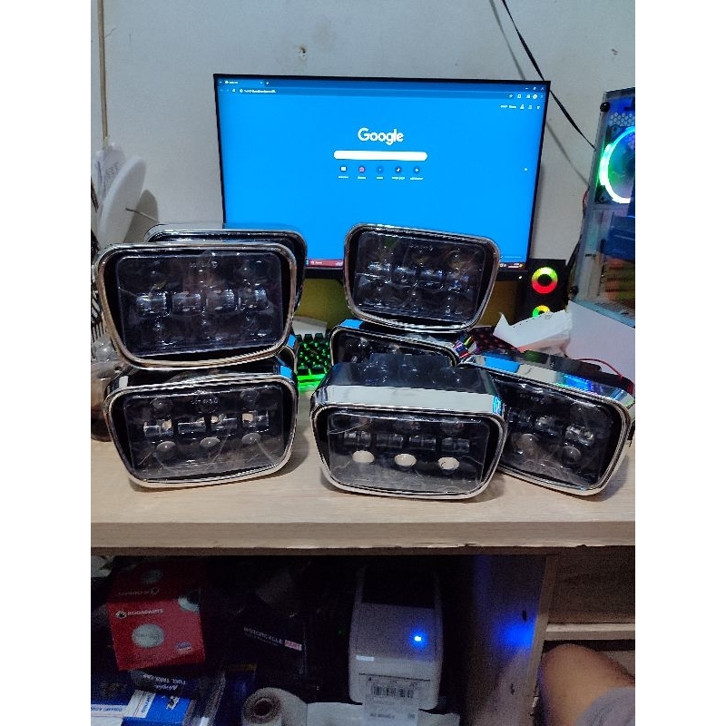 REFLEKTOR LAMPU DEPAN DAYMAKER RX-KING RX KING OVAL 10 LED