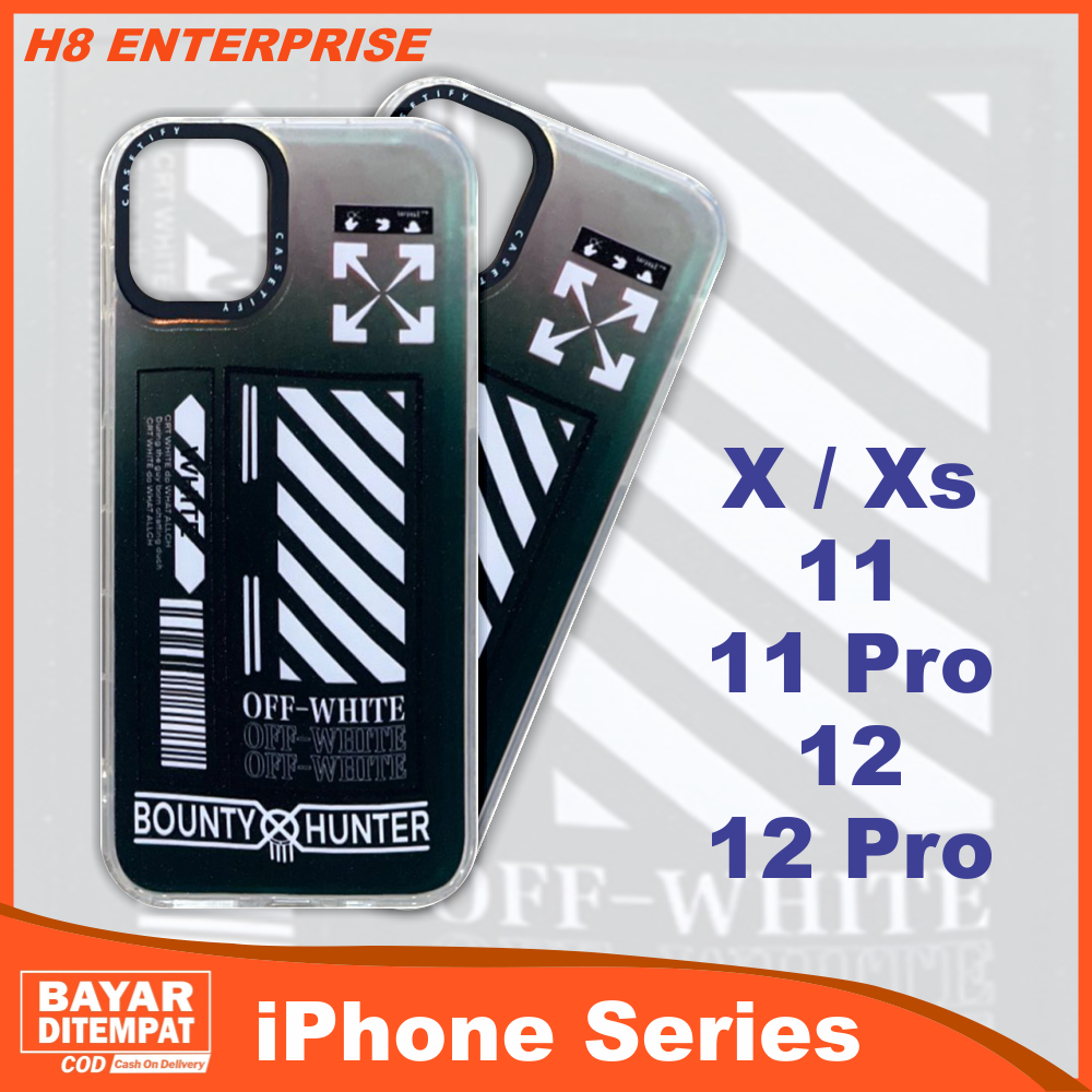 Case iPhone X Xs 11 Pro 12 Pro Softcase Silicon Bounty x Hunter Glossy Casing