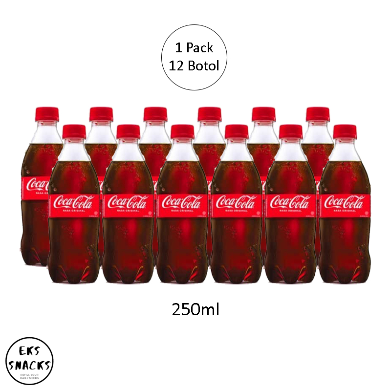 

Coca Cola Botol PET 250ML - Original [1 Pack 12 Botol]