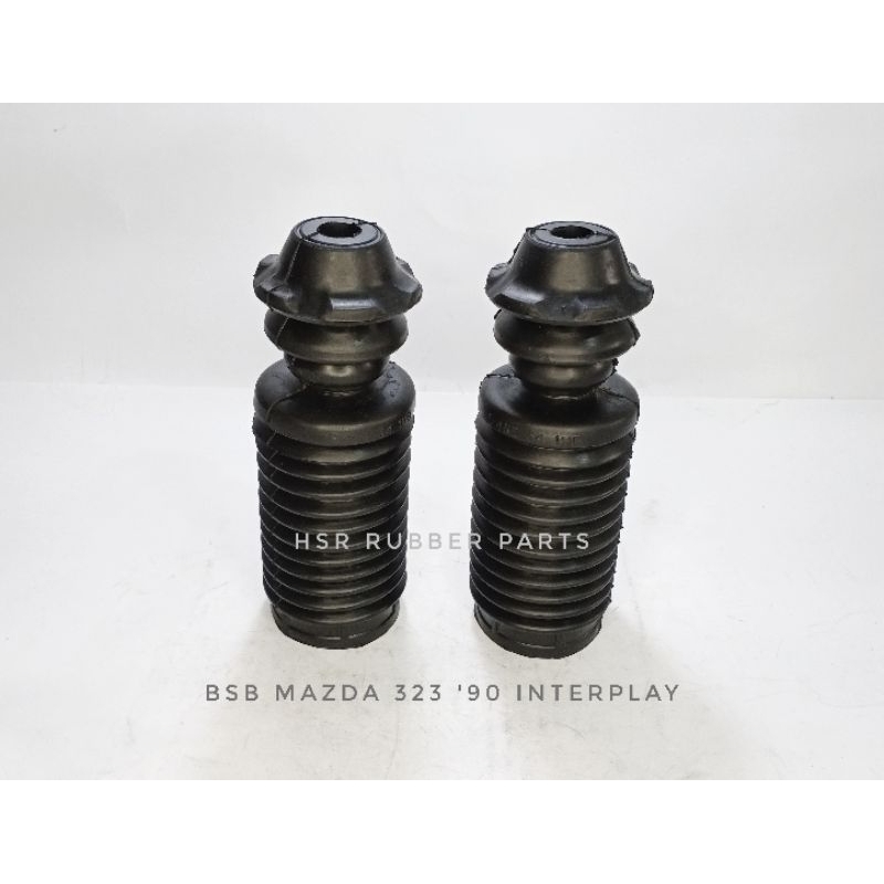 karet boot shockbreaker depan MAZDA 323 '90 INTERPLAY