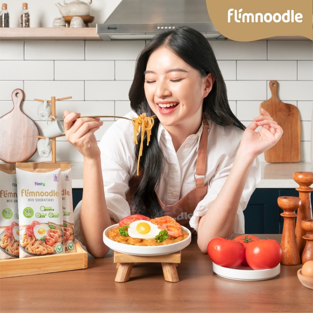 

Flimnoodle Mie Shirataki (Tanpa Proses Goreng)