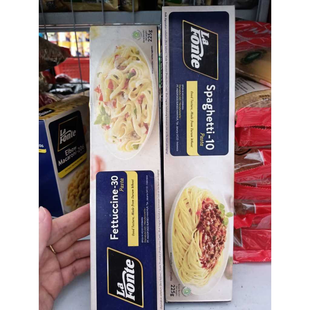 

Lafonte Spaghetti / Fettucine 225gr (Kecil)