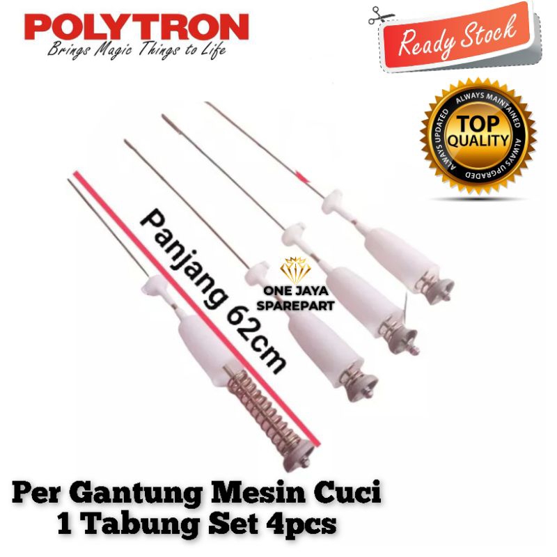 Set Suspensi | Per Gantung Mesin Cuci Polytron 1 Tabung 4Pcs QUALITY
