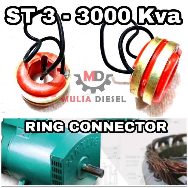 Ring Collector Konektor Connector Dinamo Listrik Alternator ST3 3000 KVA