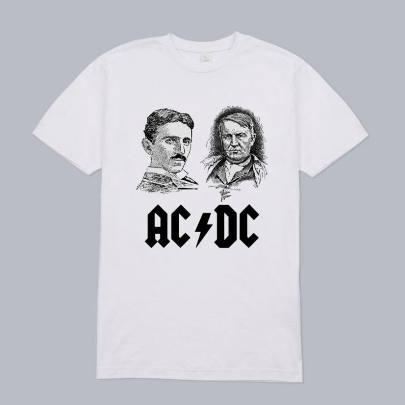 KAOS ACDC | KAOS BAND | KAOS PUTIH