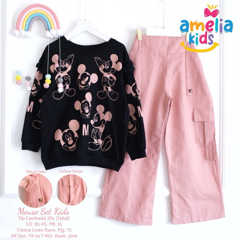 MOUSE SET KIDS ORIGINAL BY AMELIA KIDS