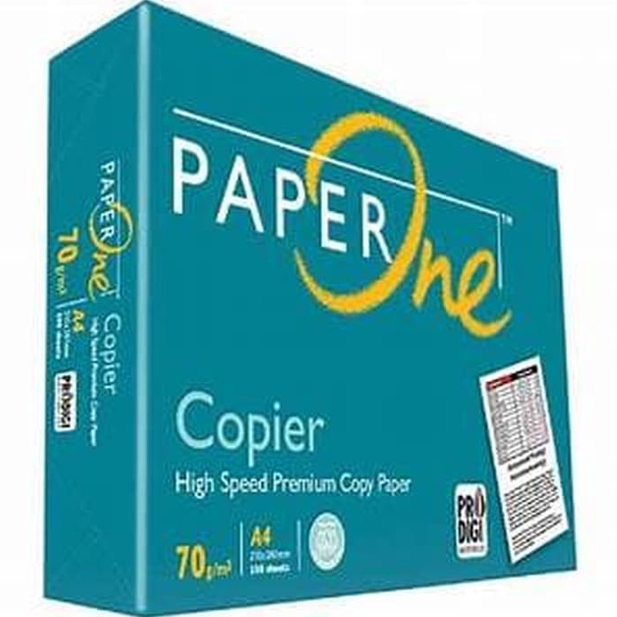 

12.12 Brands Festival PAPER ONE KERTAS HVS 75GR A4 F4 KUARTO/ KERTAS FOTOCOPY / KERTAS PRINT / 75 A4 / 75 FOLIO / QTO - murah