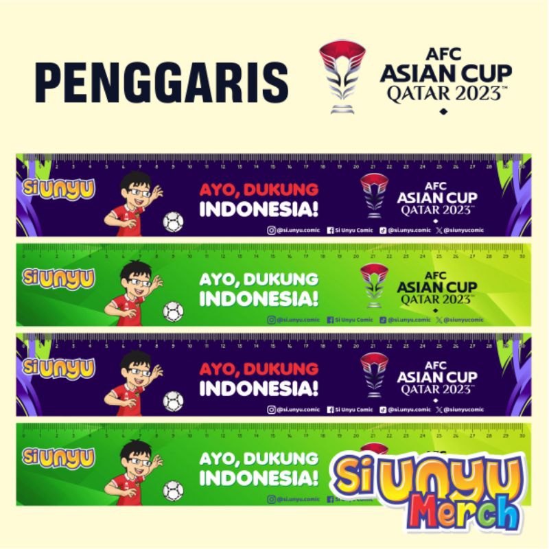 

Penggaris 30 cm AFC Asian Cup 2023