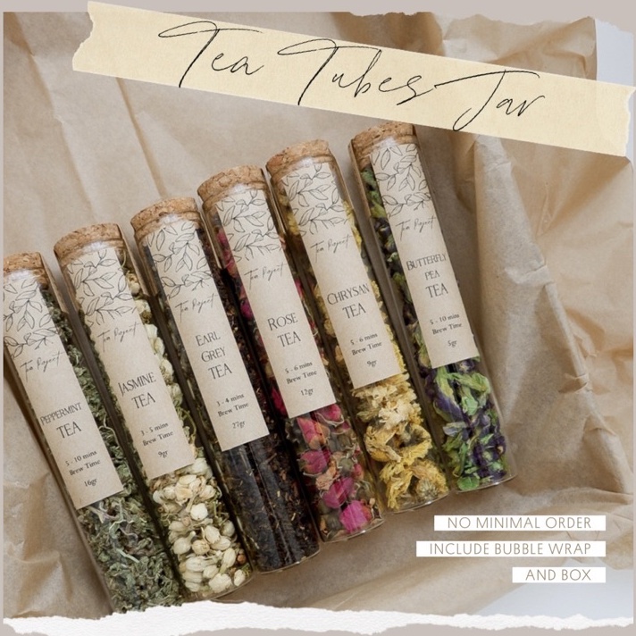 

SQQG3126 Free Ongkir Tea Tube Jar | Glass tube with cork lid | Satuan