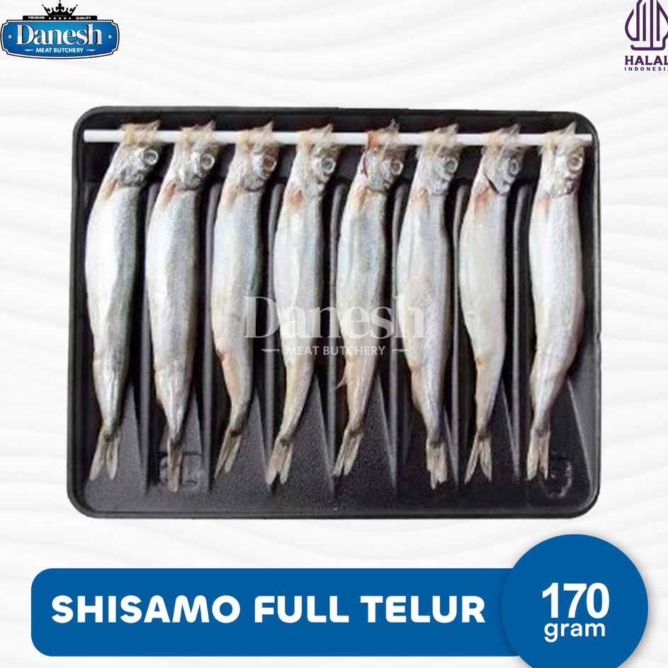 

PKSH8742 DISKON!!!!!!! Ikan Shisamo Fish Premium Full Telur 170gr Fresh Frozen