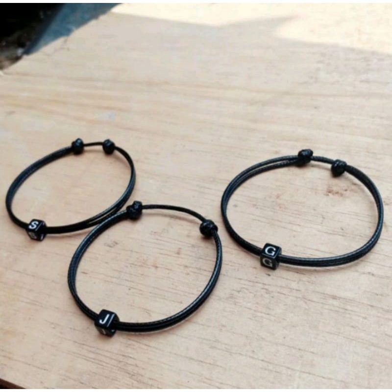 GELANG INISIAL HURUF A-Z // GELANG NAMA INISIAL DADU