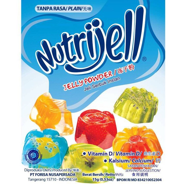 

T3rbaru NUTRIJELL PLAIN 15GR 1 BOX Diskon