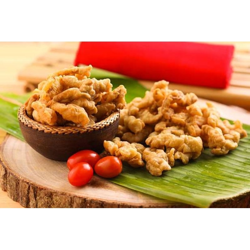 

KERIPIK USUS ORIGINAL 1KILO / KERIPIK USUS AYAM / KERIPIK VIRAL / CAMILAN ENAK & GURIH