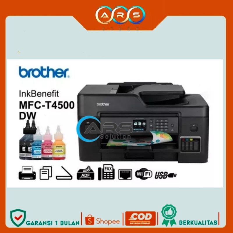 Printer brother MFC-T4500dw A3 warna