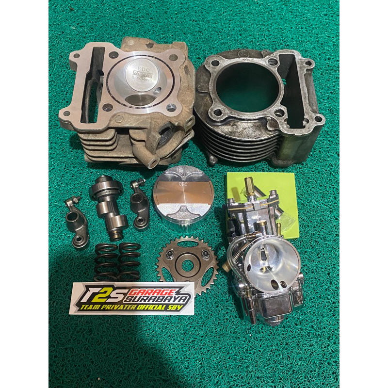 Paket Set Bore UP 200CC Mio Lengkap Dengan Karbu