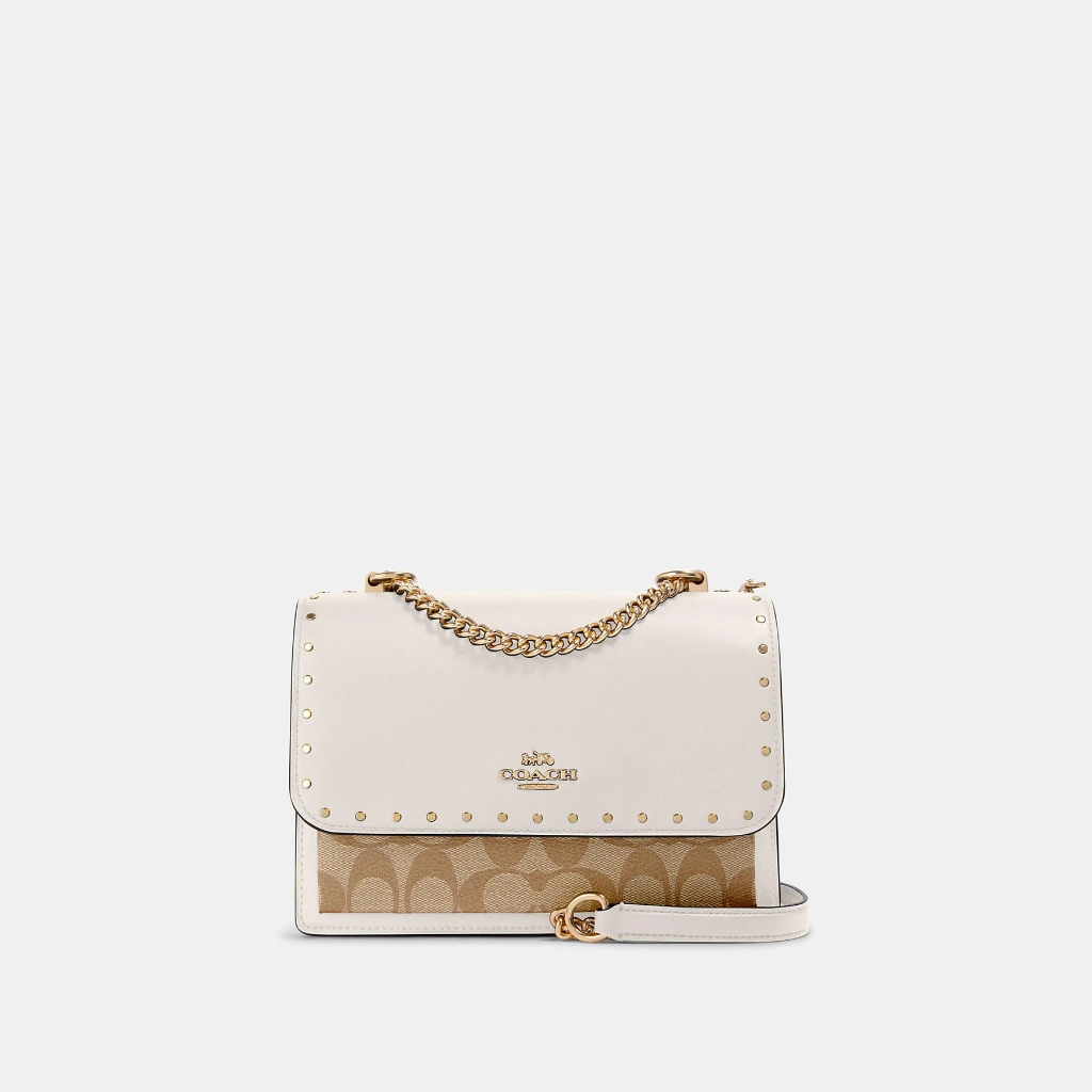 COACH - Klare Crossbody In Signature Canvas With Rivets